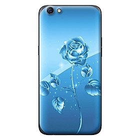 Ốp in cho Oppo F3 NỀN XANH HOA 1 - Hàng chính hãng