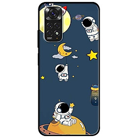 Ốp lưng dành cho Xiaomi Redmi Note 11 4G mẫu Hoạ Tiết Phi Hành Trăng