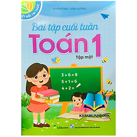 Sách - Bài tập cuối tuần toán 1 - tập 1 ( kết nối )