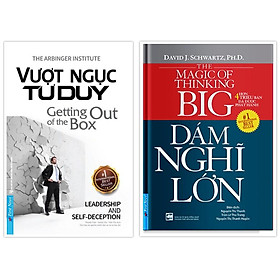 Sách - Combo Vượt Ngục Tư Duy + Dám Nghĩ Lớn (Bìa Mềm) - First News