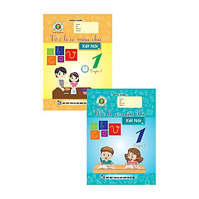 Sách - Vở Ô Li Có Mẫu Chữ Lớp 1 - Kết Nối - Combo 2 Tập - Khang Việt Book