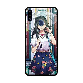 Ốp Lưng Dành Cho Samsung Galaxy A20s mẫu Girl Anime 2 - Hàng Chính Hãng
