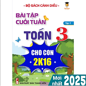 Sách Bài tập cuối tuần Toán lớp 3 Cánh diều (Học kì 2) VietJack