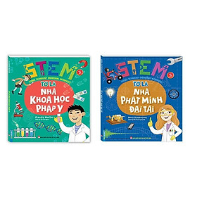 Sách - Stem - Tớ Là Nhà Khoa Học Pháp Y + Stem - Tớ Là Nhà Phát Minh Đại Tài - Combo 2 Cuốn - Minh Thắng