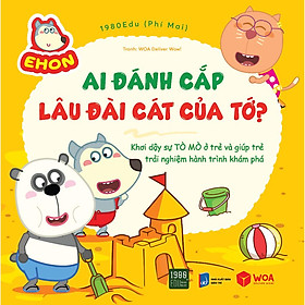 Wolfoo Ehon - Ai Đánh Cắp Lâu Đài Cát Của Tớ - Bản Quyền