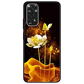 Ốp lưng dành cho Xiaomi Redmi Note 11 4G mẫu Sen Trắng Vàng 1