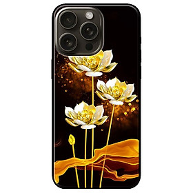 Ốp lưng dành cho Iphone 15 - Iphone 15 Plus - Iphone 15 Pro - Iphone 15 Pro Max - Sen Trắng Vàng - Hàng Chính Hãng