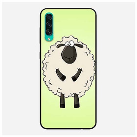 Ốp Lưng in cho Samsung A30s Mẫu Cô Gái Váy Hồng Nền Hồng - Hàng Chính Hãng