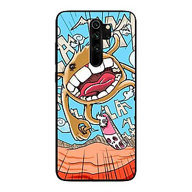 Ốp Lưng in cho Xiaomi Redmi Note 8 Pro Mẫu Yêu Quái Cười - Hàng Chính Hãng