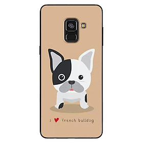 Ốp Lưng Dành Cho Samsung Galaxy A8 2018 - Mẫu Cún Đốm
