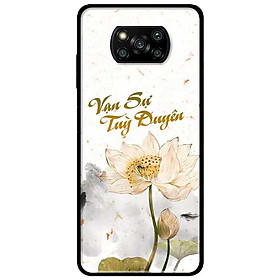 Ốp lưng dành cho Xiaomi Poco X3 mẫu Vạn Sự Tuỳ Duyênn
