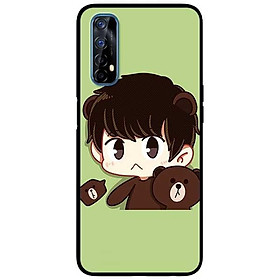 Ốp lưng dành cho Reno 5 - Reno 5 Pro - Realme 7 - Realme 7 Pro mẫu Ảnh Đôi Xanh Lá Line