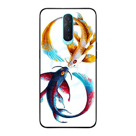 Ốp Lưng in cho Oppo R17 Pro Mẫu Cá Chép Xanh Vàng -Hàng Chính Hãng