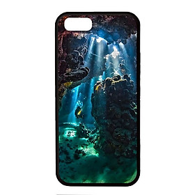 Ốp lưng cho điện thoại Iphone 5 biển và cá  (5) - Hàng chính hãng