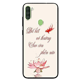 Ốp lưng dành cho Samsung Galaxy A02 - A02s - mẫu Sen Hồng Và Cá