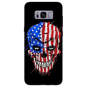 Ốp lưng dành cho Samsung S8 - S8 Plus - S9 Plus mẫu Đầu Lâu Lá Cờ