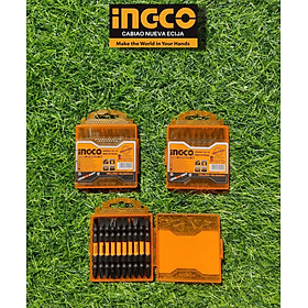 BỘ MŨI BẮT VÍT 2 ĐẦU BAKE VÀ DẸP 10 CHI TIẾT INGCO - HÀNG CHÍNH HÃNG