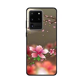 Ốp Lưng Dành Cho Samsung Galaxy S20 Ultra mẫu Ánh Trăng Hoa Đào - Hàng Chính Hãng