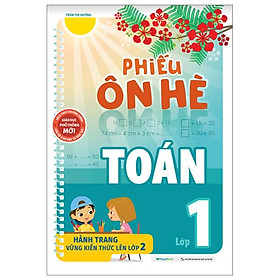 Phiếu Ôn Hè Toán 1 (Theo Chương Trình Giáo Dục Phổ Thông Mới)