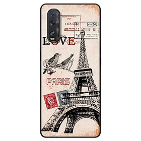 Ốp lưng dành cho Oppo Find X2 mẫu Tem Paris