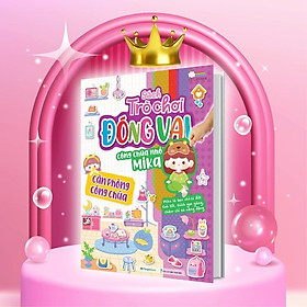 Sách - Trò Chơi Đóng Vai Công Chúa Nhỏ Mika - Căn Phòng Công Chúa - Bóc Dán 80+ Sticker Đa Dạng Cho Bé Gái - Megabook