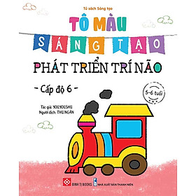 Tô Màu Sáng Tạo Phát Triển Trí Não - Cấp Độ 6 (5-6 tuổi)