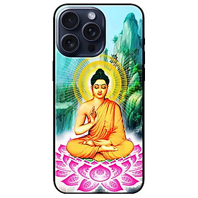 Ốp lưng dành cho Iphone 15 - Iphone 15 Plus - Iphone 15 Pro - Iphone 15 Pro Max - Phật Ngồi Sen - Hàng Chính Hãng