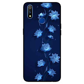 Ốp lưng in cho Realme 3 Pro Mẫu Sen Xanh
