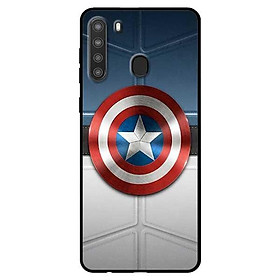 Ốp lưng dành cho Samsung Galaxy A21 mẫu Vòng Tròn Xanh Đỏ