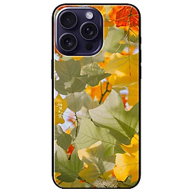 Ốp lưng dành cho Iphone 15 - Iphone 15 Plus - Iphone 15 Pro - Iphone 15 Pro Max - Lá Phong Vàng Đỏ - Hàng Chính Hãng