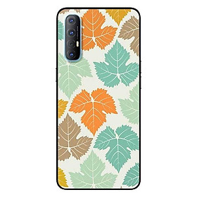 Ốp lưng dành cho Oppo Reno 3 / A91 - Reno 3 Pro - Reno 4 - Reno 4 Pro mẫu Họa Tiết Lá Phong