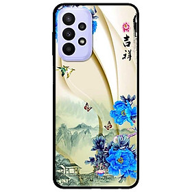 Ốp lưng dành cho Samsung A23 4G - A53 5G - A73 mẫu Hoa Xanh và Bướm