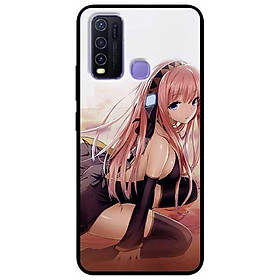 Ốp lưng dành cho Vivo Y30 - Y30i - Y50 mẫu Anime Cô Gái Tất Đen