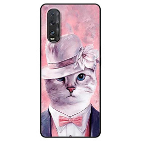 Ốp lưng dành cho Oppo Find X2 mẫu Bà Mèo