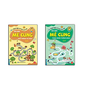 Sách - Trò Chơi Mê Cung - Thử Thách Tư Duy + Phán Đoán Thông Minh 2 - 8 Tuổi - Combo 2 Cuốn - Minh Thắng