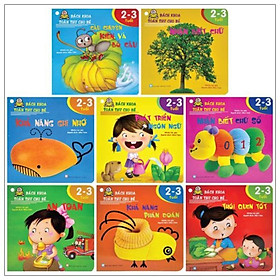 Sách - Bách Khoa Toàn Thư Cho Bé Từ 2 - 3 Tuổi - Combo 8 Cuốn - Tân Việt Books