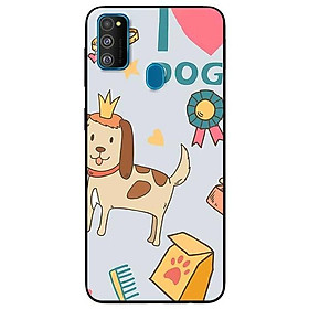 Ốp lưng dành cho Samsung M30 - M30s - M31 mẫu Cún Đeo Vương Miệng