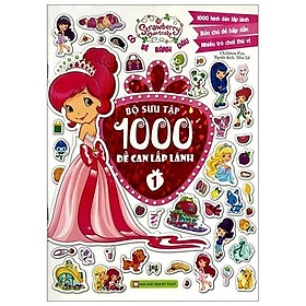 Sách - Cô Bé Bánh Dâu - Bộ Sưu Tập 1000 Đề Can Lấp Lánh Quyển 1 - Tân Việt Books