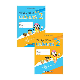 Sách - Vở Thực Hành Chính Tả Lớp 2 - Combo 2 Tập - Khang Việt Book