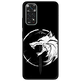 Ốp lưng dành cho Xiaomi Redmi Note 11 4G mẫu Kiếm Sói Trắng