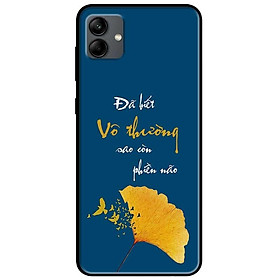 Ốp lưng dành cho Samsung A13 5G - A04s - A32 5G - A04 - A22 5G mẫu Chiếc Lá Vô Thường