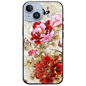 Ốp lưng dành cho Iphone 14 - Iphone 14 Plus - Iphone 14 Pro - Iphone 14 Pro Max - Mẫu Đơn Đỏ Hồng