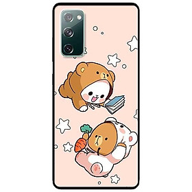Ốp lưng dành cho Samsung A90 - Samsung S20 FE mẫu Hai Chú Gấu Bay