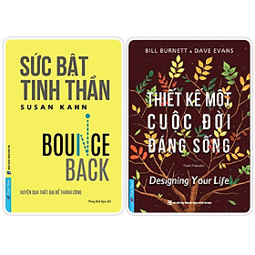 Sách - Combo Sức bật tinh thần + Thiết kế một cuộc đời đáng sống - FirstNews