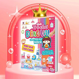 Sách - Trò Chơi Đóng Vai Công Chúa Nhỏ Mika - Ngôi Nhà Gọn Gàng - Bóc Dán 80+ Sticker Đa Dạng Cho Bé Gái - Megabook