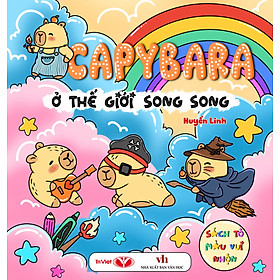 Sách - Tô Màu Vui Nhộn - CapyBara Ở Thế Giới Song Song - Trí Việt