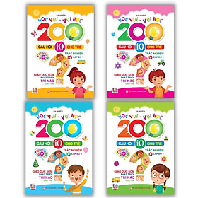 	Combo 200 Câu Hỏi IQ Cho Trẻ Cấp Độ 1 Đến 4 (Bộ 4 Cuốn) _VT