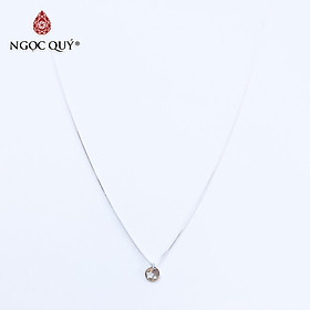 Dây chuyền bạc mặt 2 ngôi sao - Ngọc Quý Gemstones