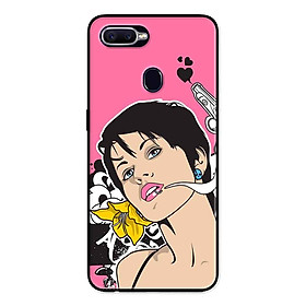 Ốp Lưng in cho Oppo A5s Mẫu Cô Gái Tính Cách - Hàng Chính Hãng