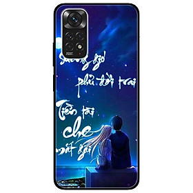Ốp lưng dành cho Xiaomi Redmi Note 11 4G mẫu Thư Pháp Sương Gió